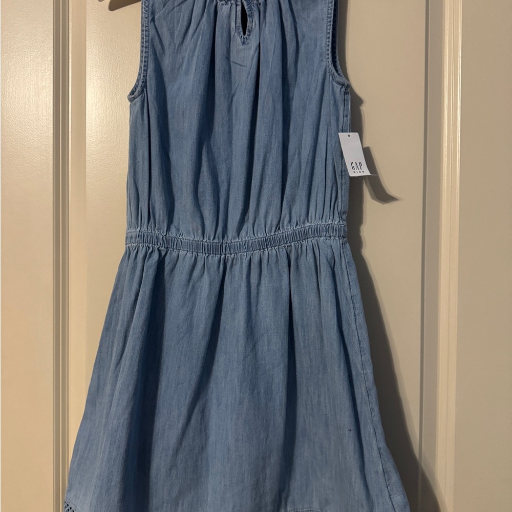 GAP Blue Halter Sundress Sleeveless Casual